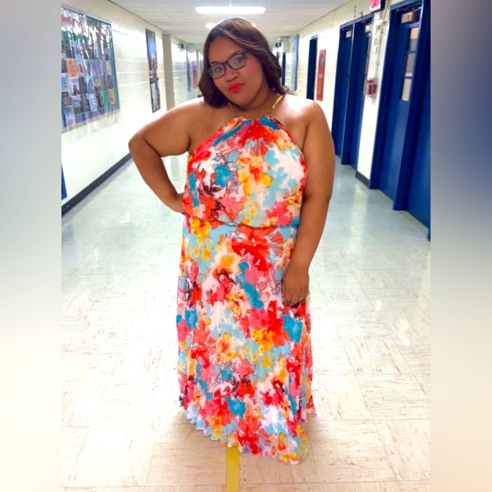 Maxi dress multi color